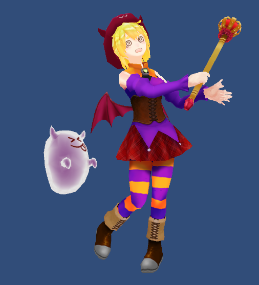 Unity クエリちゃん 3d モデル ハロウィン版 2d スプライトアニメ素材公開 プログラミング生放送