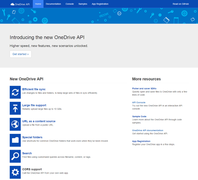 OneDrive API