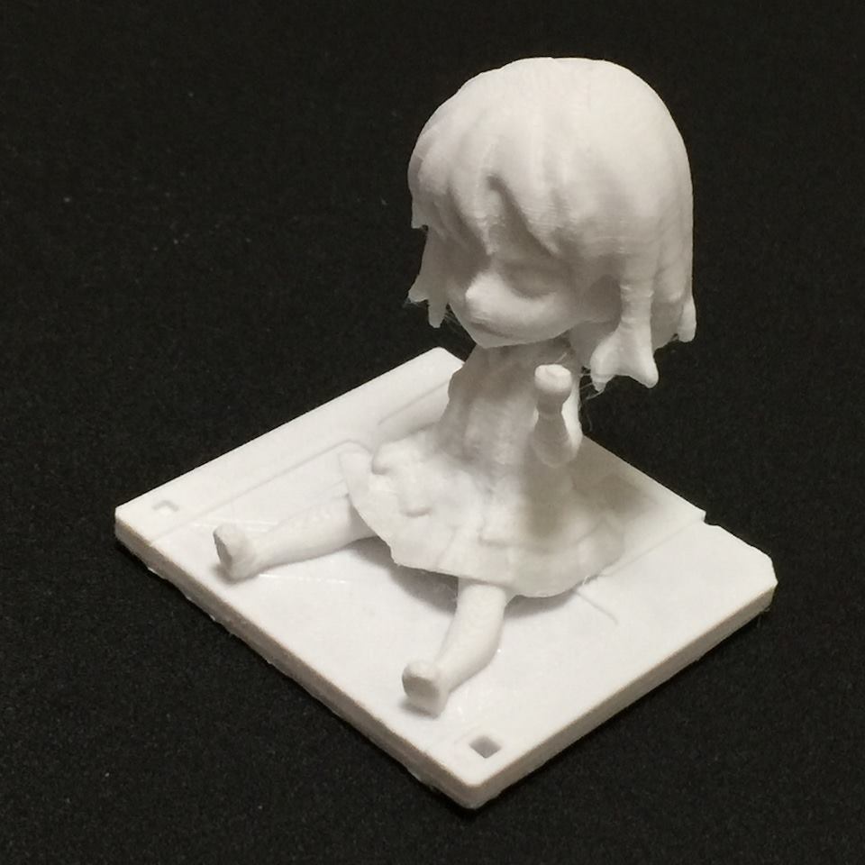 プロ生ちゃんフィギュア 3d プリント結果と Stl データ無料ダウンロード プログラミング生放送